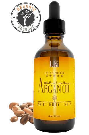 Premium Argan 100% Organic Pure Moroccan Argan Oil (60ml)