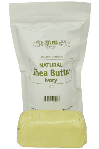 Shea Butter - Nature's Perfect Organics 100% Pure RAW Unrefined Shea Butter