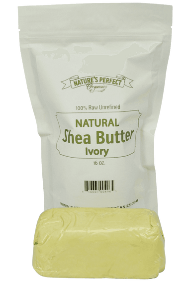 Shea Butter - Nature's Perfect Organics 100% Pure RAW Unrefined Shea Butter